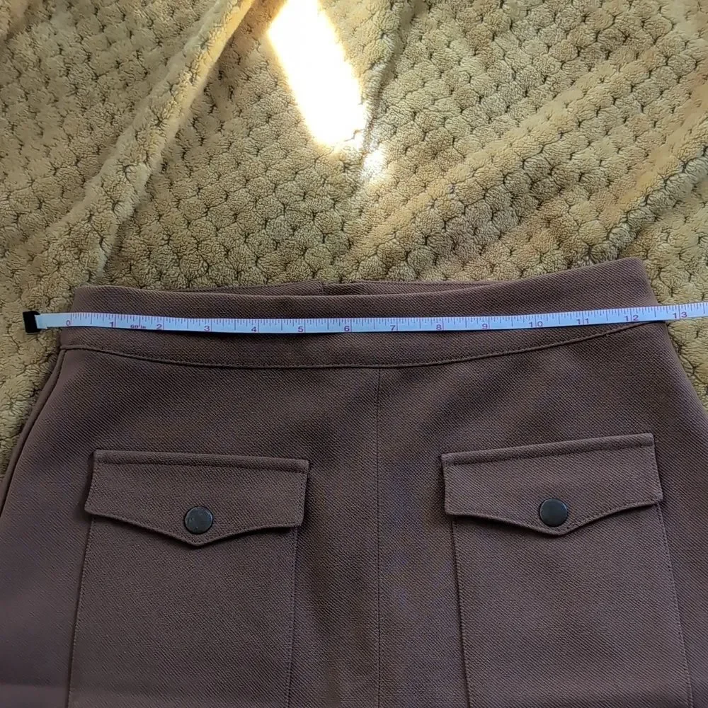 H&M Divided Skirt| Size 4| Brown mini skirt|